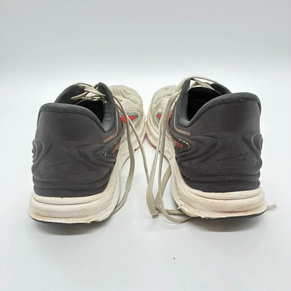 Altra Torin 6 Mens 8.5 Gray Red Running Shoes Zero Drop EGO MAX Pre Owned